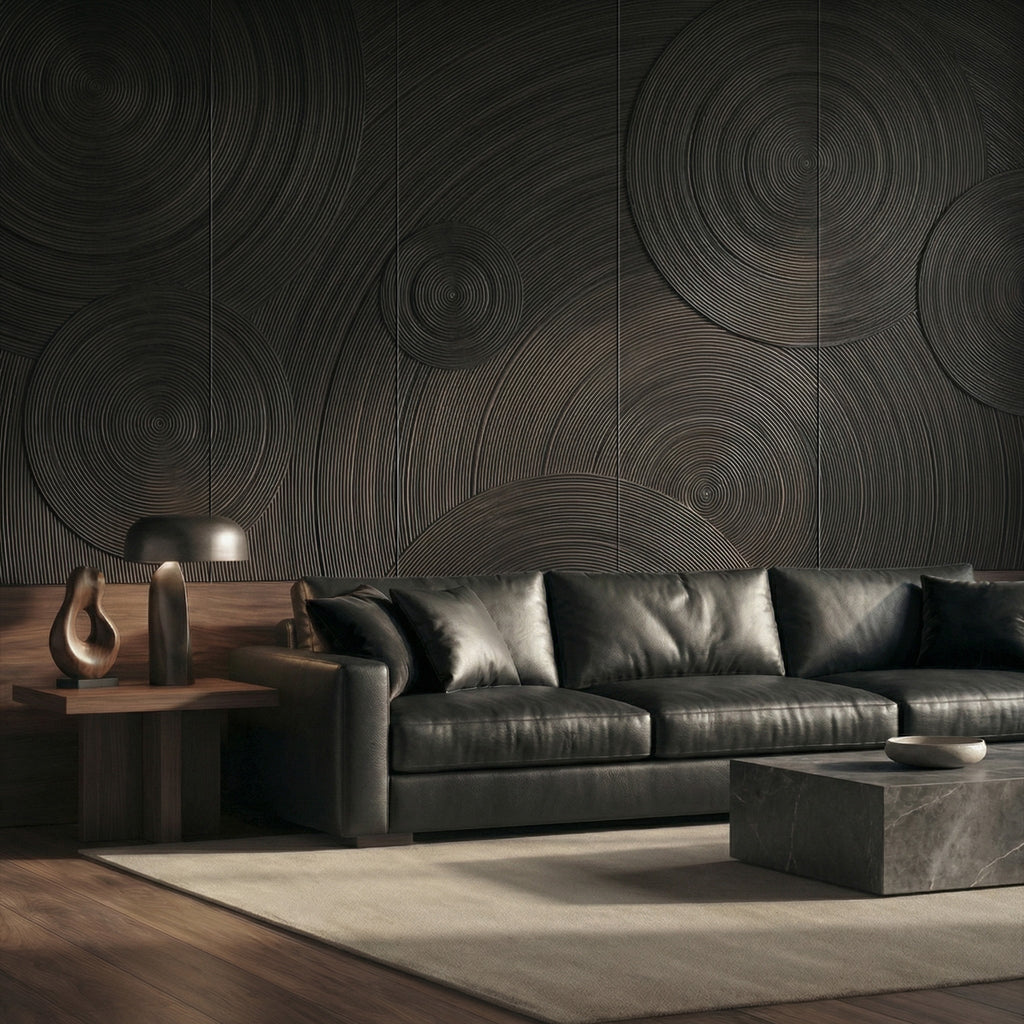 Orbital Ring Grooved Wall Panel
