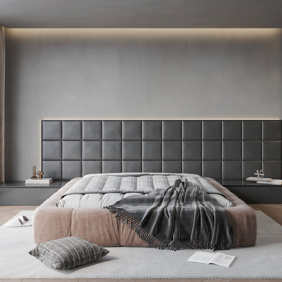 Cubed Vera 3D Leather Wall Panel
