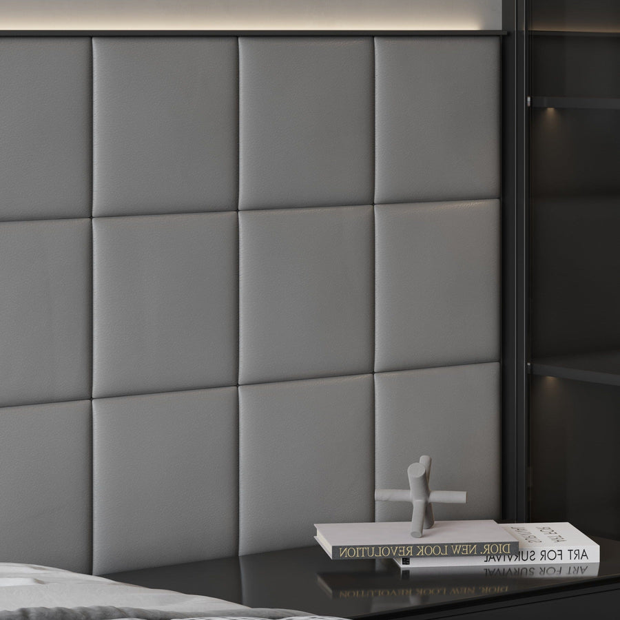 Cubed Vera 3D Leather Wall Panel