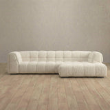 Puff Sofa Chaise Sectional (111")