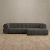 Puff Sofa Chaise Sectional (111")