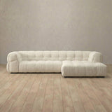 Puff Sofa Chaise Sectional (133")