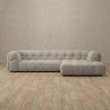 Puff Sofa Chaise Sectional (133")