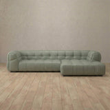 Puff Sofa Chaise Sectional (133")