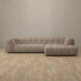 Puff Sofa Chaise Sectional (133")