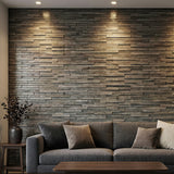 Meza 3D Wood Wall Panel - Brown/Grey/White Tones (Set of 4 or 12)
