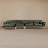 Modern Italian Leather Sofa