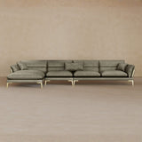 Modern Italian Leather Sofa