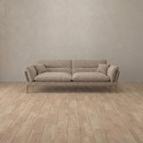 Boucle::Modern Italian Sofa  Loveseat (73") Taupe Boucle [grid:3:BCL]