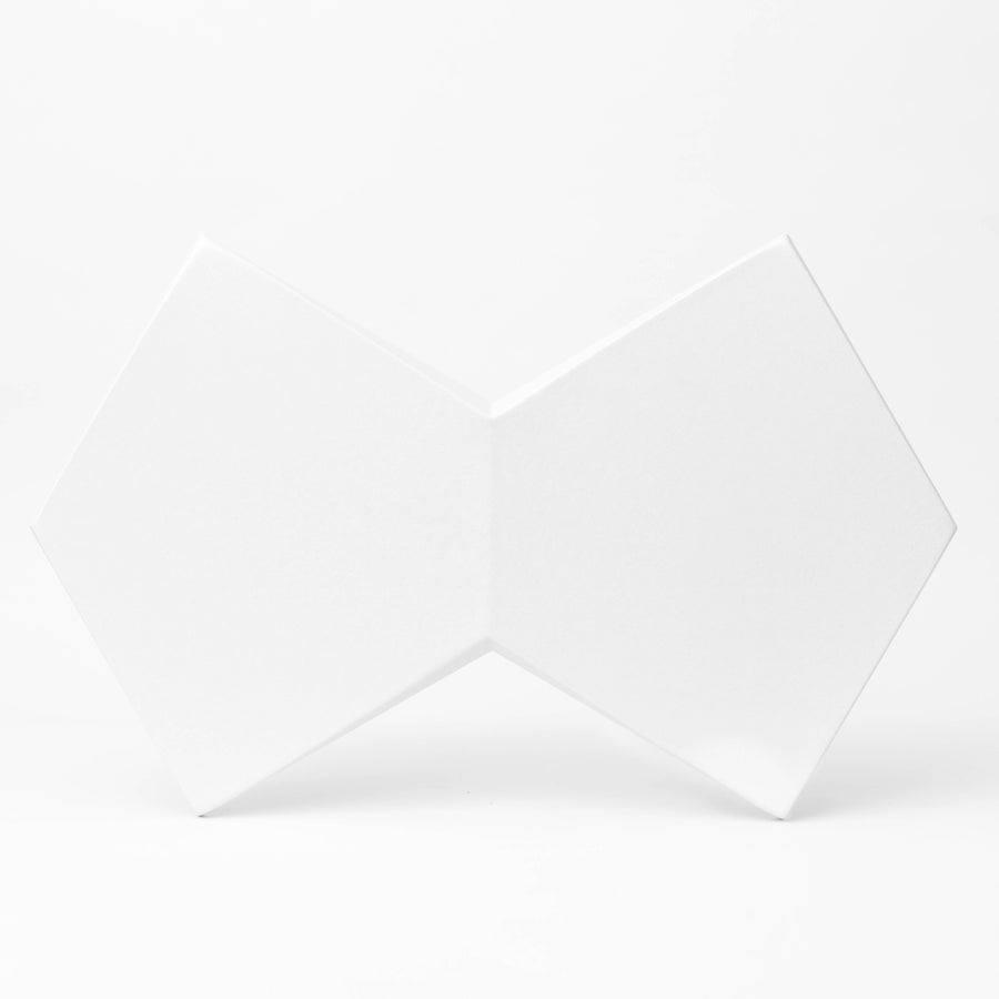 Bowtie Geometric 3D Leather Wall Panel