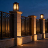 Cage Post Light (Outdoor Solar)