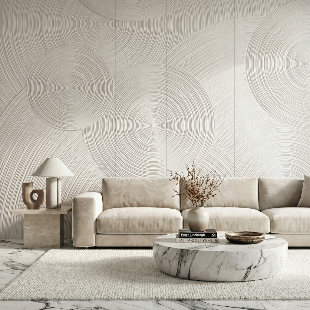 Orbital Ring Grooved Wall Panel
