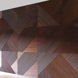 Euclid Stained Wooden Wall Panel--New