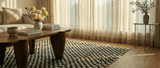 Checkered Shag Moroccan Rug