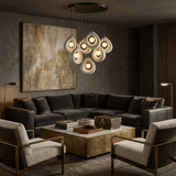 Circular Wabi Sabi Pendant Light