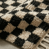 Checkered Shag Moroccan Rug