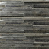 Meza 3D Wood Wall Panel - Brown/Grey/White Tones (Set of 4 or 12)