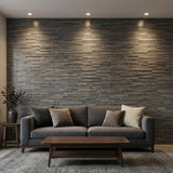 Meza 3D Wood Wall Panel - Brown/Grey/White Tones (Set of 4 or 12)