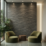 Meza 3D Wood Wall Panel - Brown/Grey/White Tones (Set of 4 or 12)