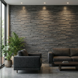 Meza 3D Wood Wall Panel - Brown/Grey/White Tones (Set of 4 or 12)