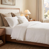 French linen in White — morning light
