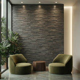 Meza 3D Wood Wall Panel - Brown/Grey/White Tones (Set of 4 or 12) — product image 3