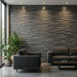 Meza 3D Wood Wall Panel - Brown/Grey/White Tones (Set of 4 or 12) — product image 8