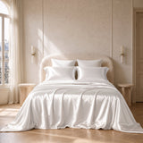SEV-SILK-FOLDED-2026-07 bedding-set white